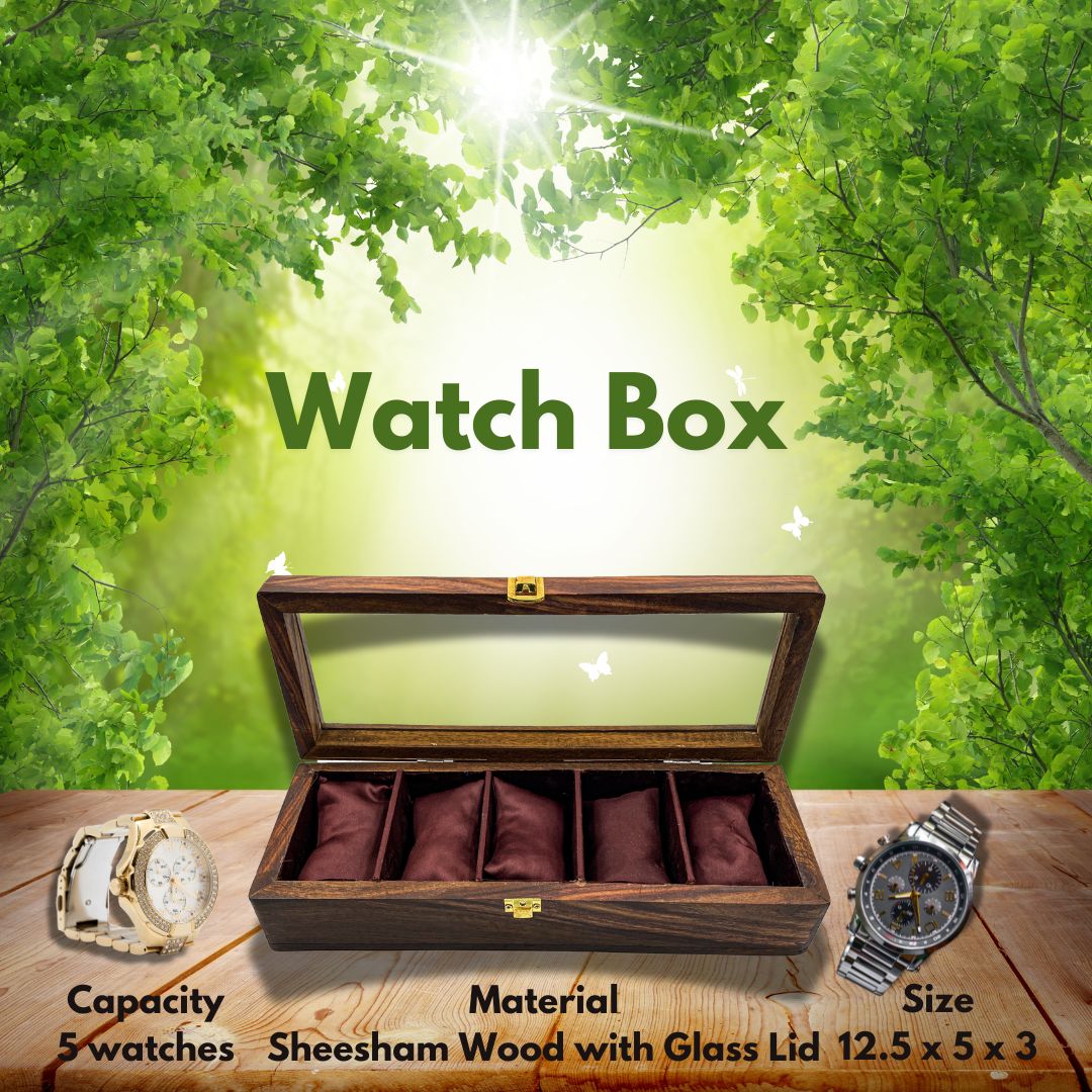 Watch box for 5 Watches