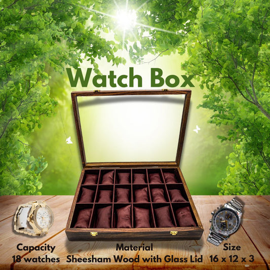 Watch box for 18 Watches