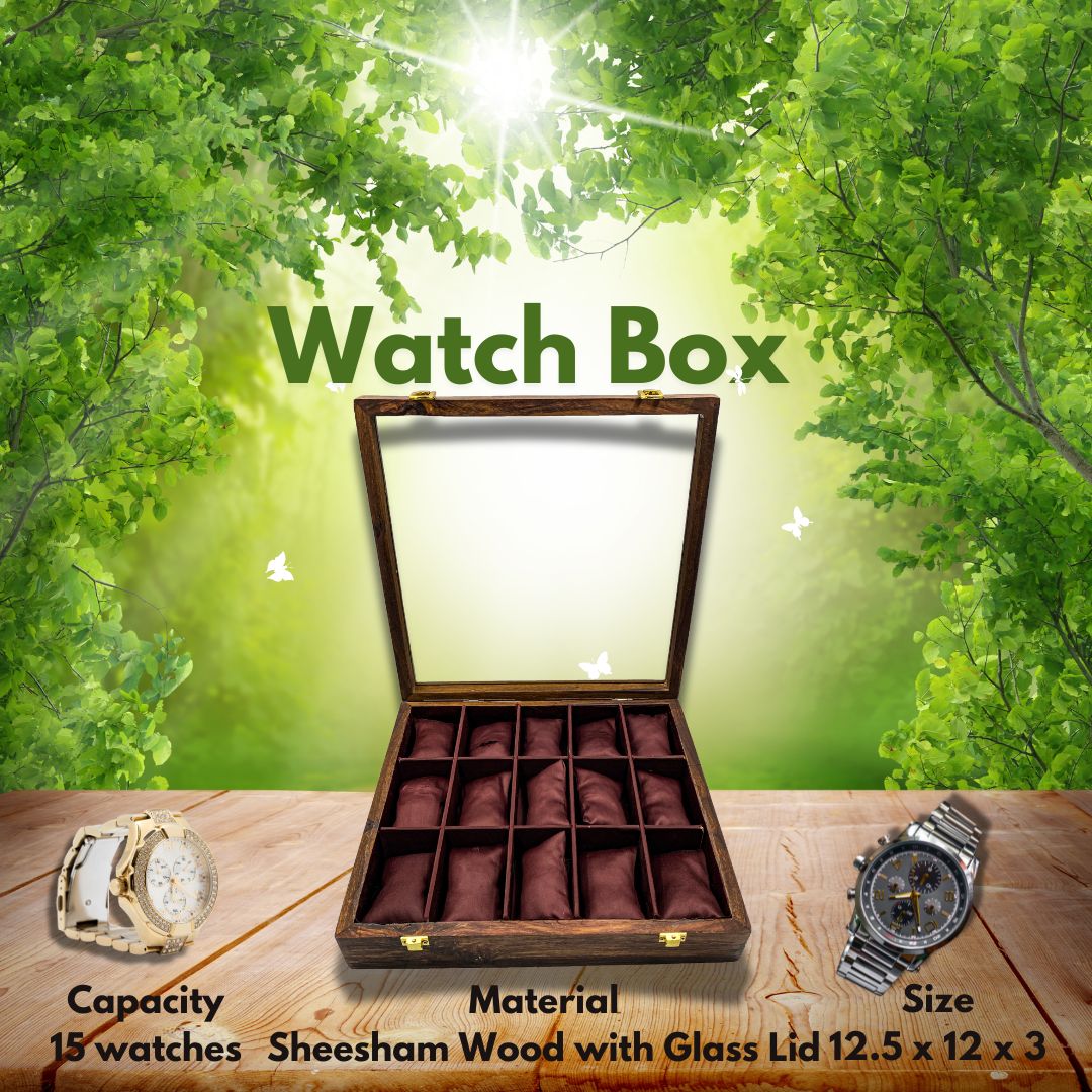 Watch box for 15 Watches