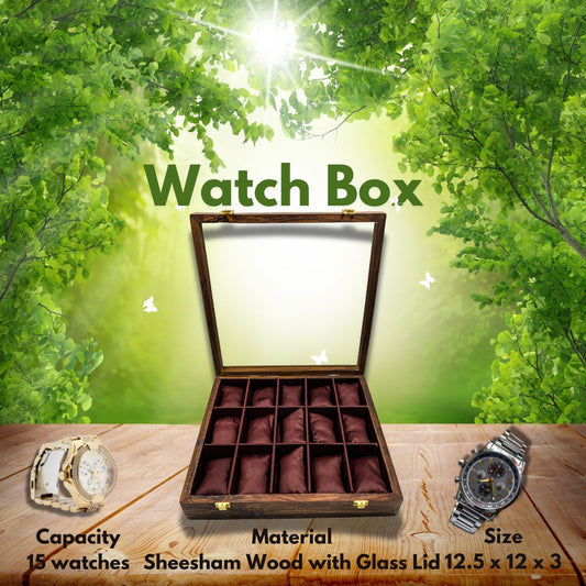 Watch box for 15 Watches