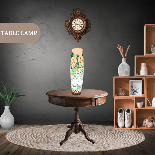 Table Lamp Bottle Design 21" Height